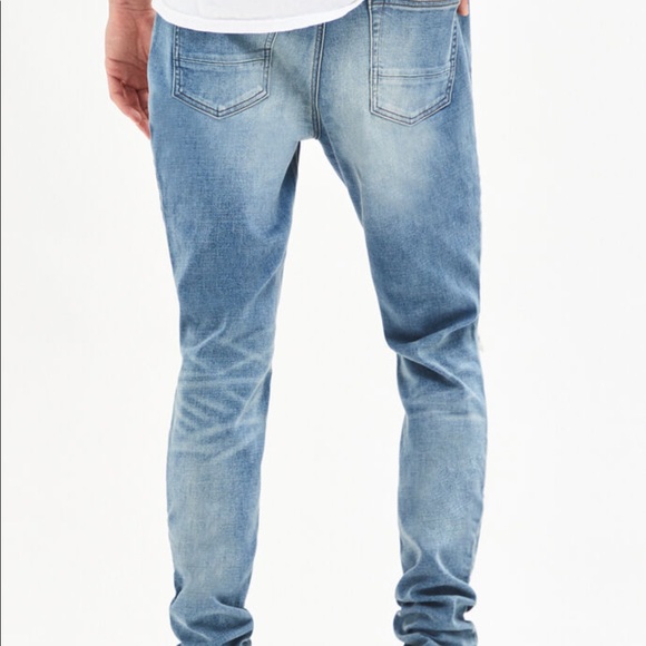 🔥PacSun Medium Destroy Stacked Skinny Jeans NWT - Picture 6 of 10